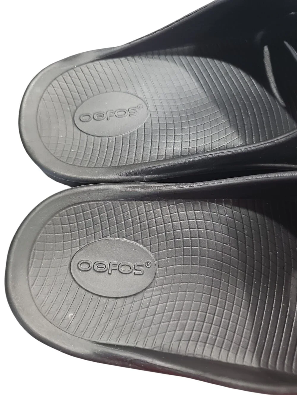 Mens Sz 11 Black OOFOS OOahh Slide Black Recovery GUC